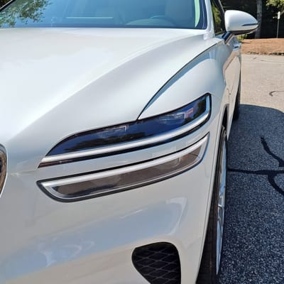 21 inch MRR Ground Force GF5 in Silver Machined on a 2025 Genesis GV70
