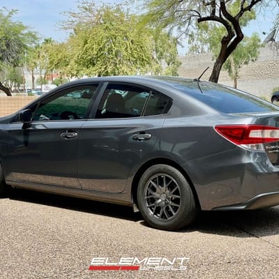 16 inch Touren TR60 in Gunmetal on a 2019 Subaru Impreza