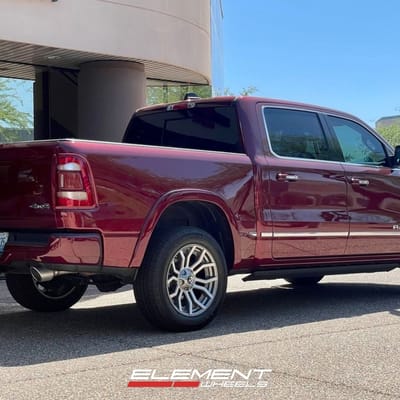 20 Inch Fuel Off-Road Rage in Platinum Tinted on a 2020 Dodge Ram 1500