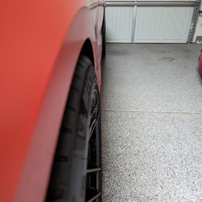 Staggered 20 Inch Stance Wheels SF03 Gloss Black with Polished Liquid Bronze Face on a 2020 BMW M8