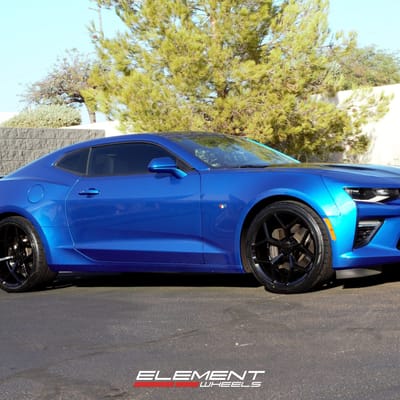 Staggered 20 Inch MPR M228 Gloss Black on Camaro Z28