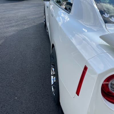 20 inch Staggered Ferrada CM2 Matte Black w/ Chrome Lip on a 2020 Nissan GTR