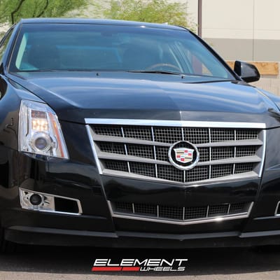 22 inch Lexani Johnson II Chrome on 2009 Cadillac CTS Sedan w/ Specs