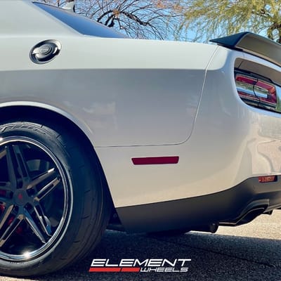 20 inch Ferrada CM1 in Matte Graphite on a 2023 Dodge Challenger Hellcat