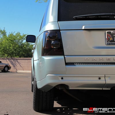 24 inch Diablo Angel Gloss Black w/ Chrome Insert Wheels on 2008 Range Rover Sport HSE w/ Specs