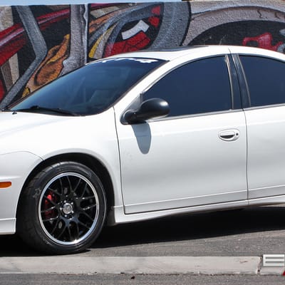 17x7.5 Drag DR-34 Gloss Black on a 05 Dodge Neon SRT4 w/ specs