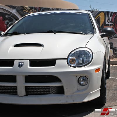 17x7.5 Drag DR-34 Gloss Black on a 05 Dodge Neon SRT4 w/ specs