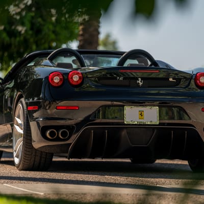 Variant Krypton Full Brushed Silver (Cold Forged) On A Ferrari F430