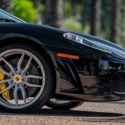 Variant Krypton Full Brushed Silver (Cold Forged) On A Ferrari F430