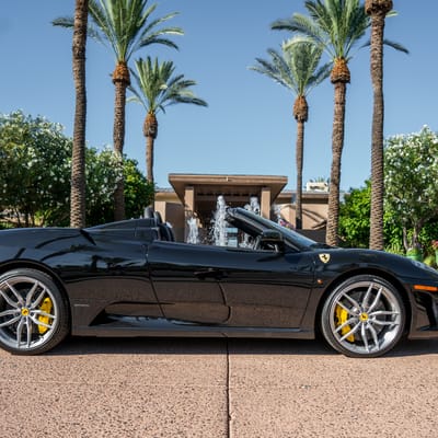 Variant Krypton Full Brushed Silver (Cold Forged) On A Ferrari F430