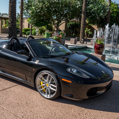 Variant Krypton Full Brushed Silver (Cold Forged) On A Ferrari F430