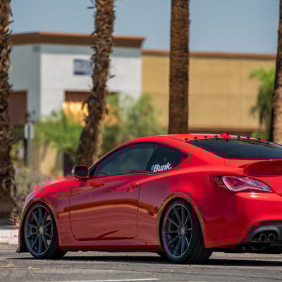 Variant Argon Brushed Titanium (Cold Forged) On Hyundai Genesis Coupe