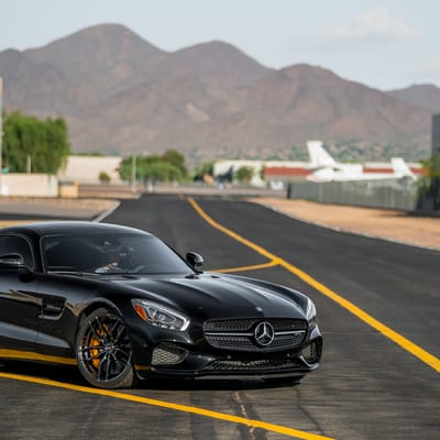 Variant Krypton Super Black Chrome (Cold Forged) On Mercedes AMG GTS