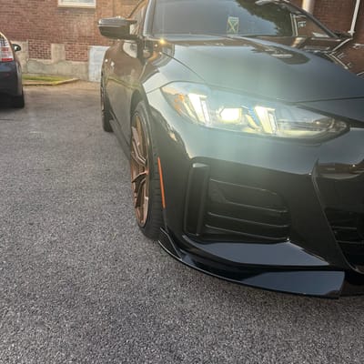 Staggered 20 inch Ferrada Forge-8 FR11 in Brushed Cobre on a 2025 BMW M440i X-Drive Gran Coupe