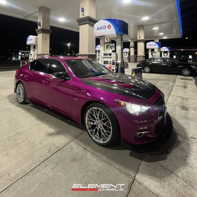 19 Inch TIS Motorsports 505C in Chrome on a 2015 Infiniti Q50