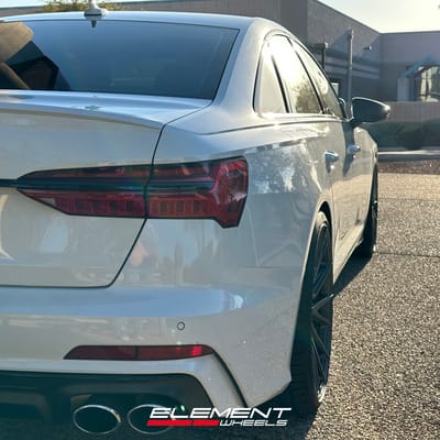 22 inch Vossen HF-4T Gloss Anthracite on a 2020 Audi S6