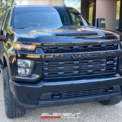 20 Inch ICON Rebound Bronze on a 2022 Chevrolet Silverado 2500