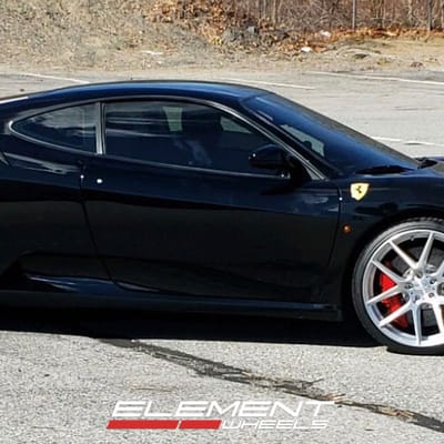 20" Staggered Ace Alloy AFF02 on Ferrari F430
