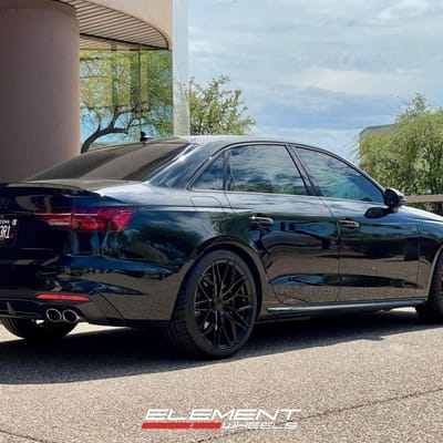 19 inch Avant Garde M520R in Gloss Black on a 2020 Audi S4