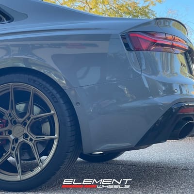 20 inch Variant Nysa in Satin Bronze on a 2023 Audi RS5