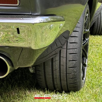 Staggered 18 inch MRR FS01 in Gloss Black on an 1967 Pontiac Firebird