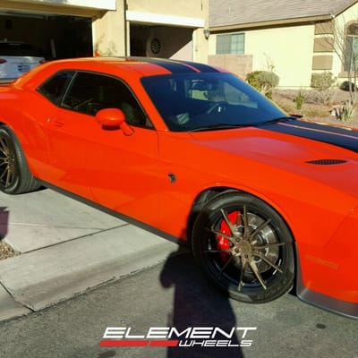 Vertini RF1.2 Wheels on 2016 Dodge Challenger Hellcat w/ Specs