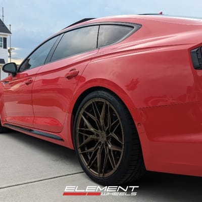 20 Inch Rohana RFX17 Gloss Bronze on a 2020 Audi RS5