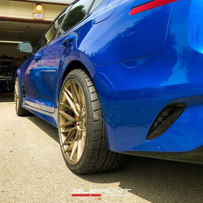 20 inch Niche Gamma Matte Bronze M191 on 2019 Kia Stinger GT RWD