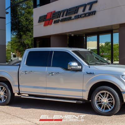 20 Inch Raceline 158C Impulse in Chrome on a 2015 Ford F-150