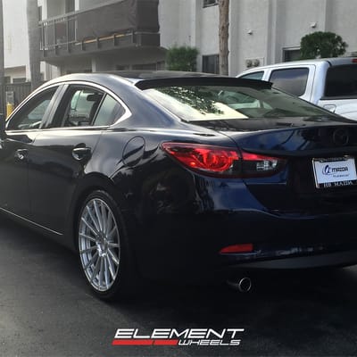 20x9 Ace Devotion Metallic Silver on 2016 Mazda 6 w/ Specs