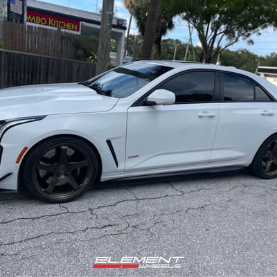 19" Staggered BC Forged TR50 on 2022 Cadillac CT4V Blackwing