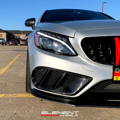 19 inch Staggered Rohana RFX11 Brushed Bronze on a 2017 C43 AMG Coupe