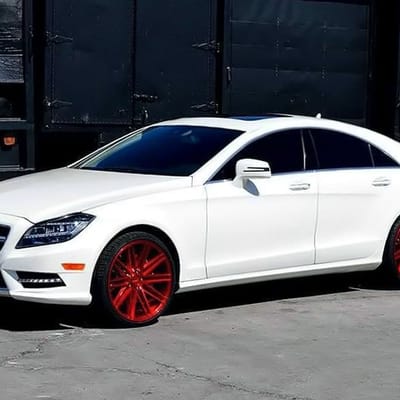 Element EL10 Candy Red On A Mercedes CL500