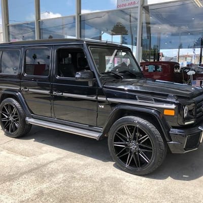 Element EL11 Gloss Black Milled On A Mercedes G Wagon
