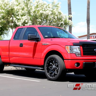 Fuel Lethal Wheels on 2014 Ford F-150 Stock Height w/ Specs