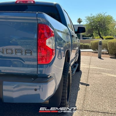 20 inch KMC KM535 Grenade Matte Black on a 2021 Toyota Tundra