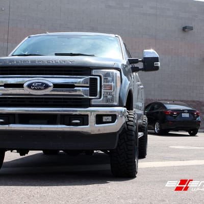 2017 Ford F-250 Leveled with 20x10 Fuel Offroad Hardline Wheels