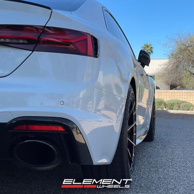 20 Inch Variant Aure in Gloss Black on a 2023 Audi RS5