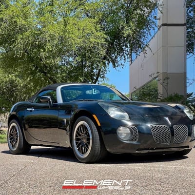 18 inch Ace Alloy AFF04 in Bronze w/ Machined Lip Raised Face on a 2008 Pontiac Solstice