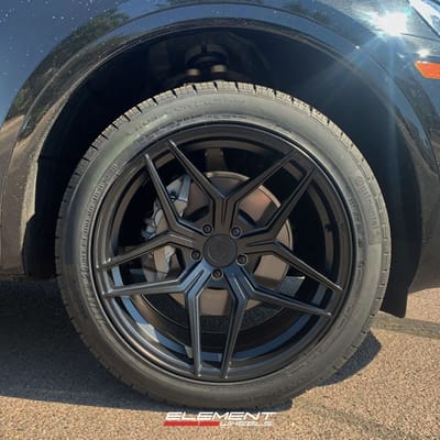 20 inch Variant Xenon Satin Black on a 2020 Audi Q5