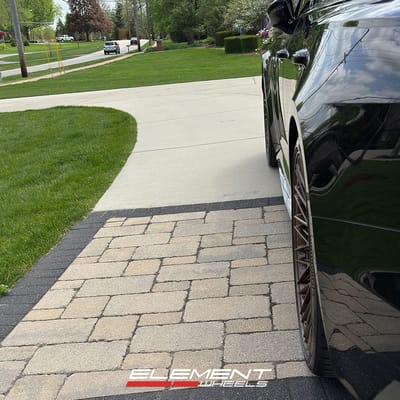 22x10.5 Element Forged ME-1 Gloss Bronze (Full Forged) on 2021-2025 Audi RS6 Avant
