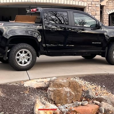 17 inch RBP 01R Saharan II Chrome on a 2022 Chevrolet Colorado