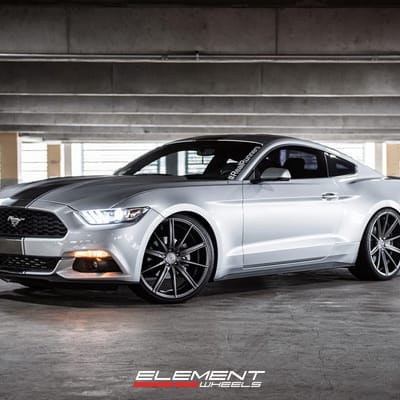 22 inch Blaque Diamond BD9 Wheels on 2015 Ford Mustang w/ Specs