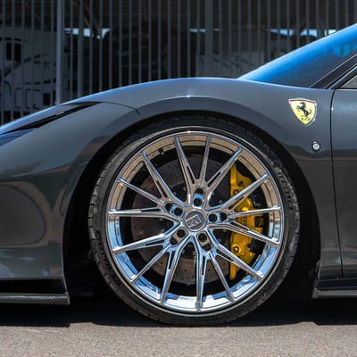 2022 Ferrari F8 Variant Rian Chrome Powdercoated