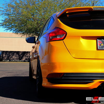 18x8 TSW Bathurst Gloss Gunmetal(Rotary Forged) on 2013 Ford Focus ST w/ Specs