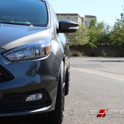 19" Vertini RF1.1 Brushed Titanium (Rotary Forged) on 2016 Ford Focus ST w/ Specs