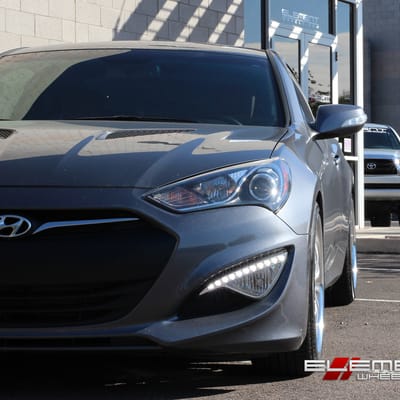 19 inch MRR GT-1 Silver on 2015 Hyundai Genesis Coupe Ultimate w/ Specs