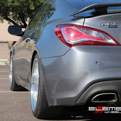 19 inch MRR GT-1 Silver on 2015 Hyundai Genesis Coupe Ultimate w/ Specs