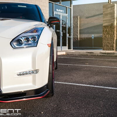 20 inch Staggered Rohana RF2 Gloss Red (Rotary Forged) on 2015 Nissan GTR (Nismo) w/ Specs