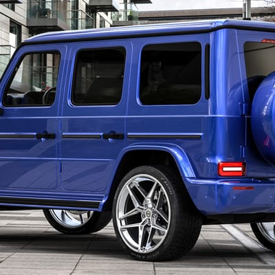 HRE FF11 Liquid Metal on a Mercedes-Benz G Wagon 550 